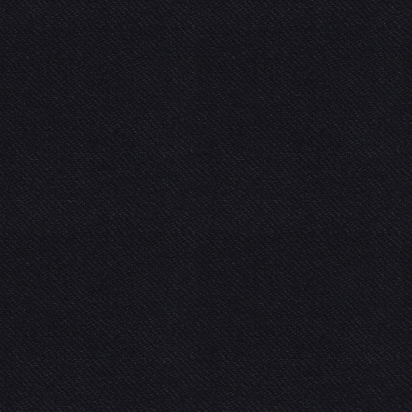 Black Twill Worsted Flannel Plain Trousers